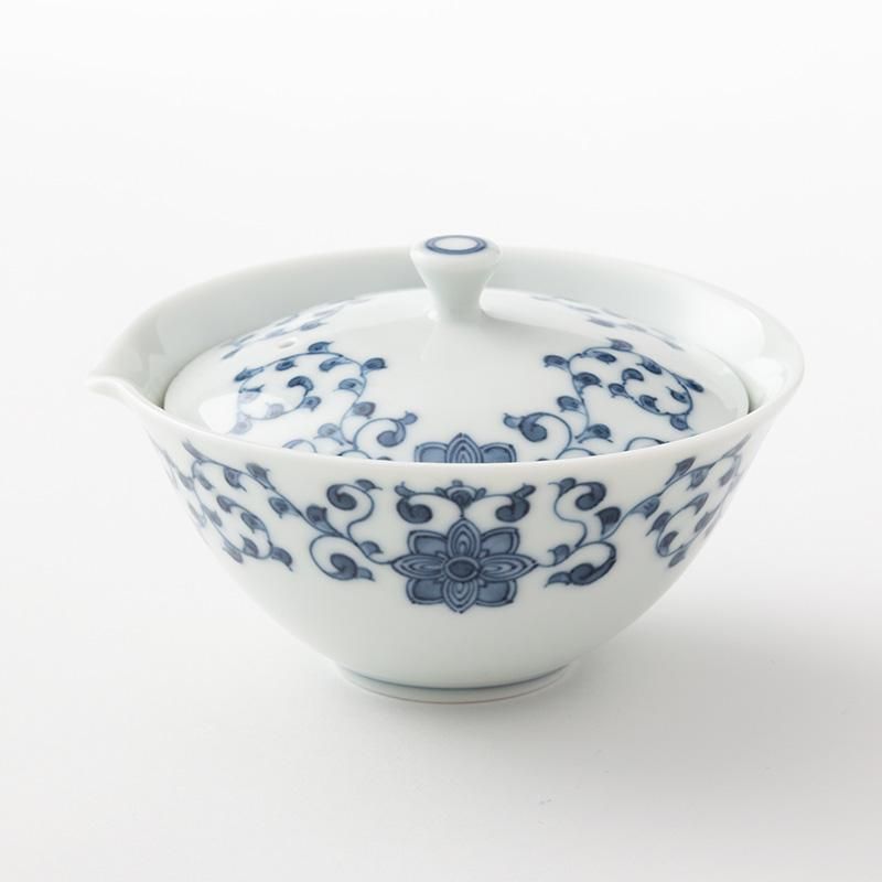 2479 平戸松山作　唐子絵　茶器セット　宝瓶1客　湯呑5客 2479 平戸松山作 唐子絵 茶器セット 宝瓶1客 湯呑5客