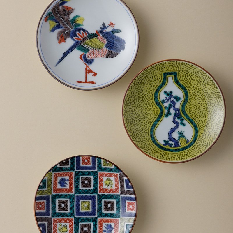 九谷焼 豆皿コレクション 3枚セット