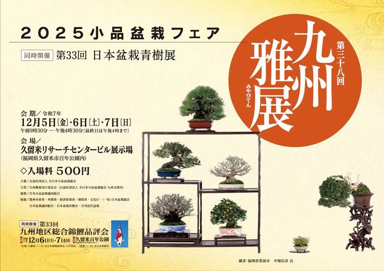 小品盆栽 九州雅展