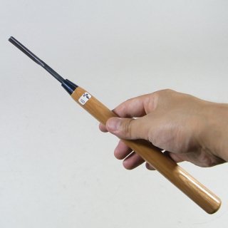 盆栽道具　長柄　彫刻刀 （丸刀）　6mm / 9mm