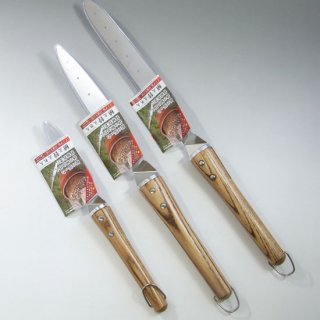 盆栽道具　ステンレス植え替えナイフ