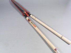 本職用　手打ち刈込鋏　（兼進作）　白紙　240mm/全長810mm / 950g No.3454 - 盆栽、園芸道具の兼進