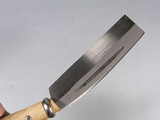 手打ち 磨き片刃鉈 細巾 No.3612 - 盆栽、園芸道具の兼進