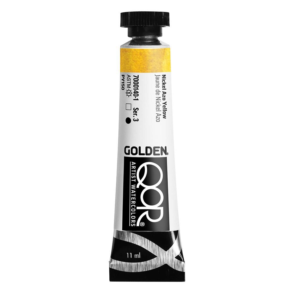 透明水彩絵具 [コア] QOR 11ml 0140 ニッケル アゾ イエロー