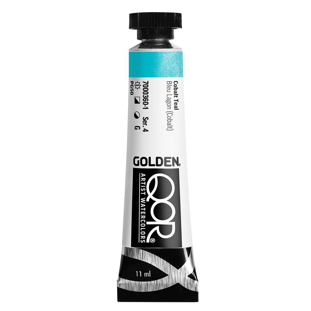 透明水彩絵具 [コア] QOR 11ml 0360 コバルト テール