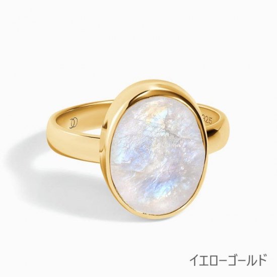 MOON MAGIC（ムーンマジック）Raw Crystal Ring -ムーンストーン - amu stone（アミュストーン）｜ 天然石  ジュエリー インポートセレクトショップ