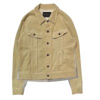 03AW UNDERCOVERISM PAPER DOLL SWEAT DESIGN CORDUROY JACKET