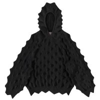 <img class='new_mark_img1' src='https://img.shop-pro.jp/img/new/icons1.gif' style='border:none;display:inline;margin:0px;padding:0px;width:auto;' />MAD FRENZY SPIKED KNIT HOODIE