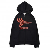 YORI SPORT LOGO ZIP UP HOODIE