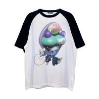 FELIPE BOLIVAR  142857 CHARACTER RAGLAN T-SHIRT