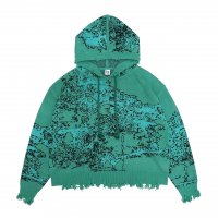 <img class='new_mark_img1' src='https://img.shop-pro.jp/img/new/icons1.gif' style='border:none;display:inline;margin:0px;padding:0px;width:auto;' />GB MOUTH ALGAE  KNIT HOODIE 