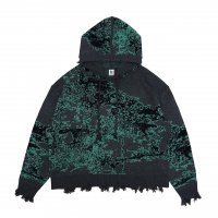 <img class='new_mark_img1' src='https://img.shop-pro.jp/img/new/icons1.gif' style='border:none;display:inline;margin:0px;padding:0px;width:auto;' />GB MOUTH ALGAE  KNIT HOODIE 