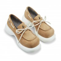 <img class='new_mark_img1' src='https://img.shop-pro.jp/img/new/icons1.gif' style='border:none;display:inline;margin:0px;padding:0px;width:auto;' />GRAPE BROWN LACE-UP PLATFORM SHOES