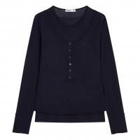 <img class='new_mark_img1' src='https://img.shop-pro.jp/img/new/icons1.gif' style='border:none;display:inline;margin:0px;padding:0px;width:auto;' />OPEN YY LAYERED HENLEY LOUNGE TEE
