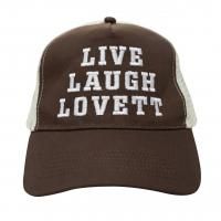 <img class='new_mark_img1' src='https://img.shop-pro.jp/img/new/icons1.gif' style='border:none;display:inline;margin:0px;padding:0px;width:auto;' />LOVETT LIVE LAUGH LOVETT TRUCKER CAP