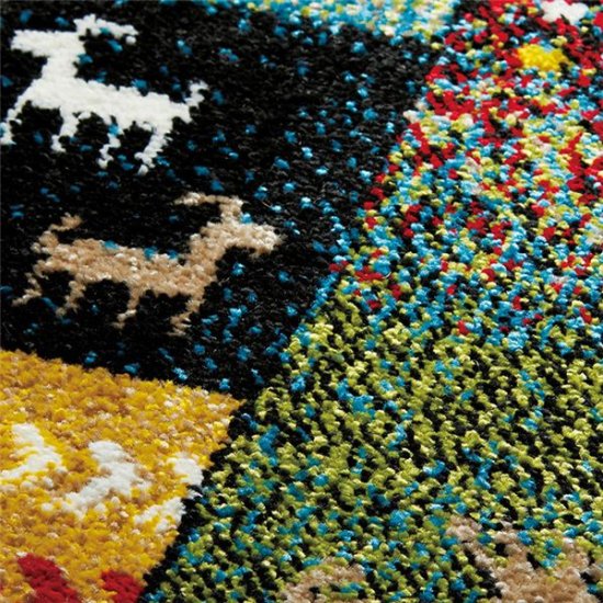 ラグ マット 絨毯 円形 約160cm イビサアイボリー 抗菌 防臭 消臭 機能