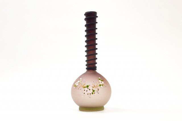 GIR608【手作りペルシアガラス】花瓶・水挿し