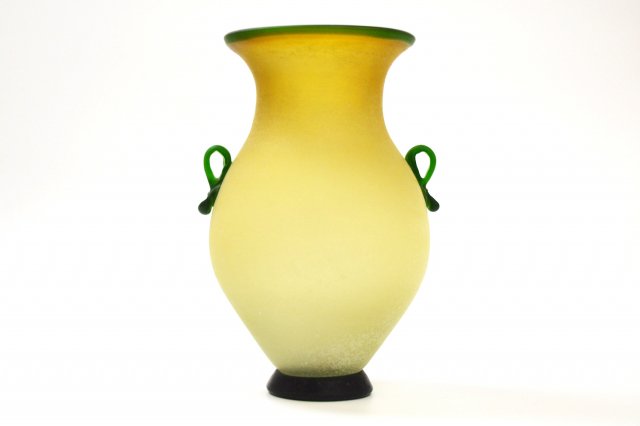 GIR626【手作りペルシアガラス】古代ペルシアガラスのデザイン・花瓶
