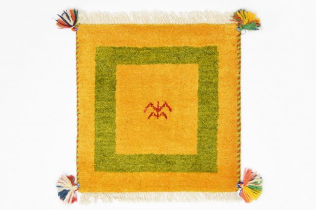 GIR914【ペルシアギャッベ】遊牧民の手織り・草木染め