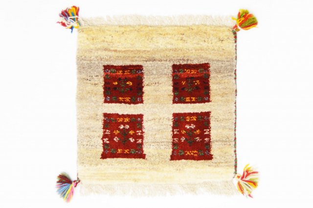 GIR916【ペルシアギャッベ】遊牧民の手織り・草木染め