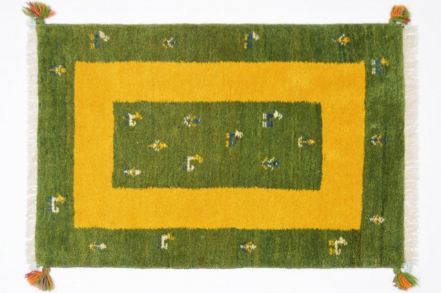 GIR920【ペルシアギャッベ】遊牧民の手織り・草木染め