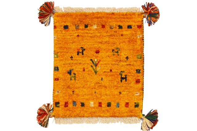 GIR942【ペルシアギャッベ】遊牧民の手織り・草木染め