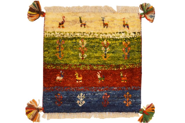 GIR947【ペルシアギャッベ】遊牧民の手織り・草木染め