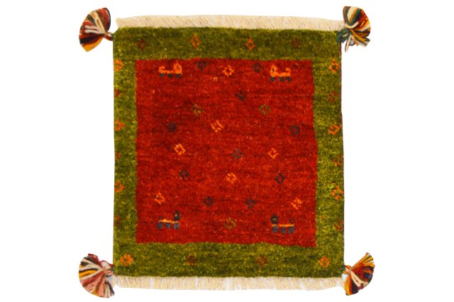 GIR953【ペルシアギャッベ】遊牧民の手織り・草木染め
