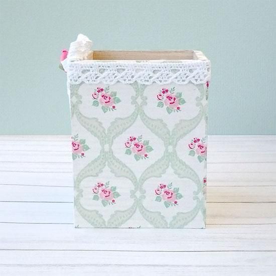 デコパージュ ꔛ‬ꕤ インテリア雑貨♡引出し収納BOX♡薔薇♡小物入れ♡ガーデン デコパージュ ꔛꕤ インテリア雑貨♡引出し収納BOX♡薔薇♡小物