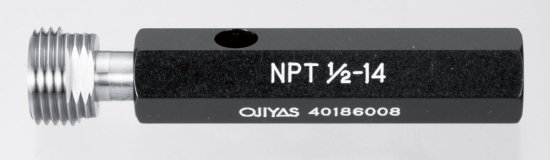管用テーパねじプラグゲージ【NPT】（TG） - ねじゲージ専門店 ネジゲージドットコム