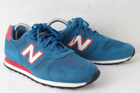 中古】new balance(ニューバランス)メンズ373【25.0cm】青赤白yy1184