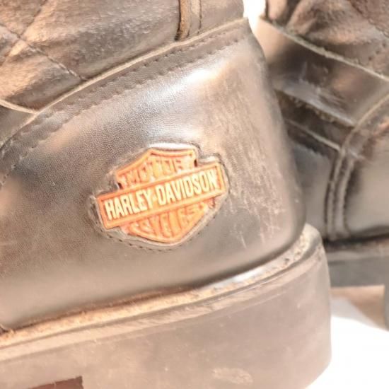 レザー　ショート　エンジニアブーツUS8 1/2ハーレーダビットソン 26.5 中古】HARLEY-DAVIDSON(ハーレーダビッドソン)メンズ(エンジニア