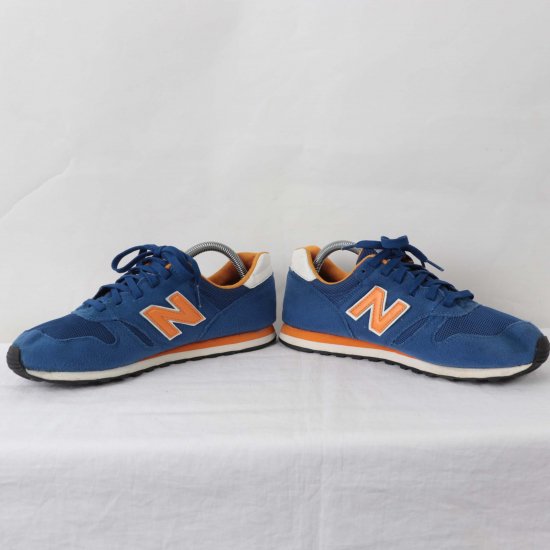 中古】New Balance(ニューバランス)メンズ373【26.5cm】青オレンジ白yy3271