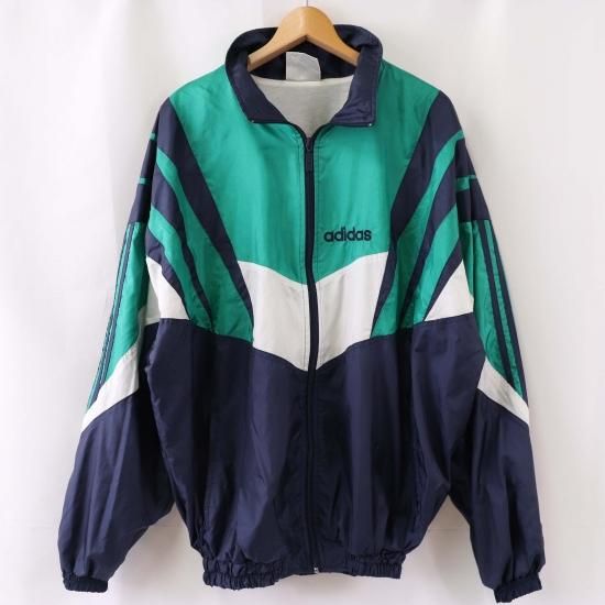 中古】(アディダス)adidasメンズXL【ナイロンジャケット】80'sトラック