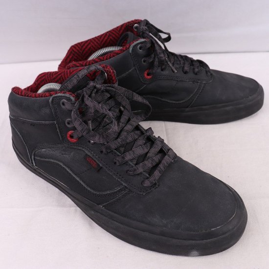 【中古】VANS(バンズ)メンズOTW COLLECTION BEDFORD(オーティーダブルコレクション)【27.0cm】黒ブラックレザーet1759