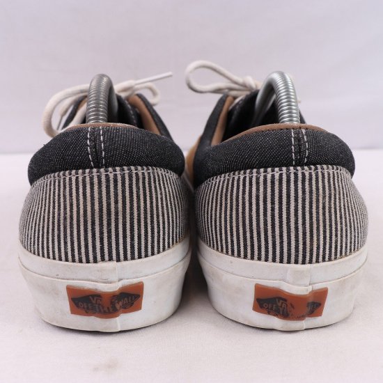 【中古】VANS(バンズ)メンズERA(エラ)【27.5cm】茶デニム地ベージュet1178