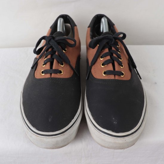 中古】VANS(バンズ)メンズERA(エラ)【28.0cm】黒ブラック茶ブラウンet1193