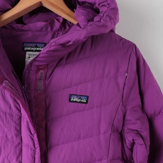 中古】Patagonia(パタゴニア)レディース14 XL【ダウンジャケット】紫