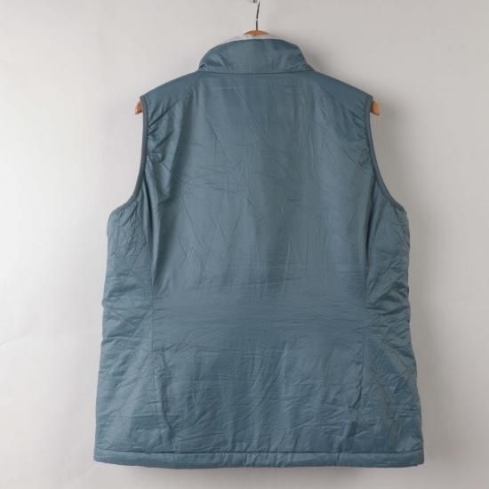 【中古】Patagonia(パタゴニア)レディースXL【ダウンベスト】水色(古着)j32