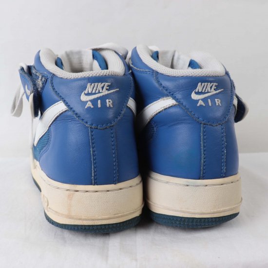 中古】NIKE(ナイキ)メンズAIR FORCE1MID'07(エアフォース1ミッド)【25.5cm】青ブルー白xx4994