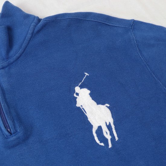 中古】RalphLauren(ラルフローレン)ポロpoloワンポイントハーフジップ 