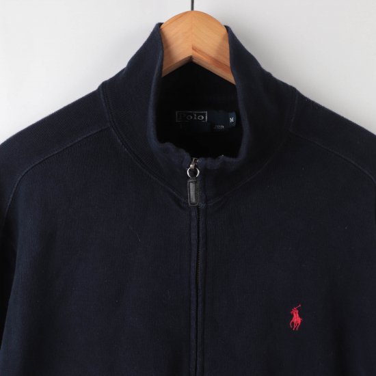 中古】RalphLauren(ラルフローレン)ポロpoloワンポイントジップカーデ