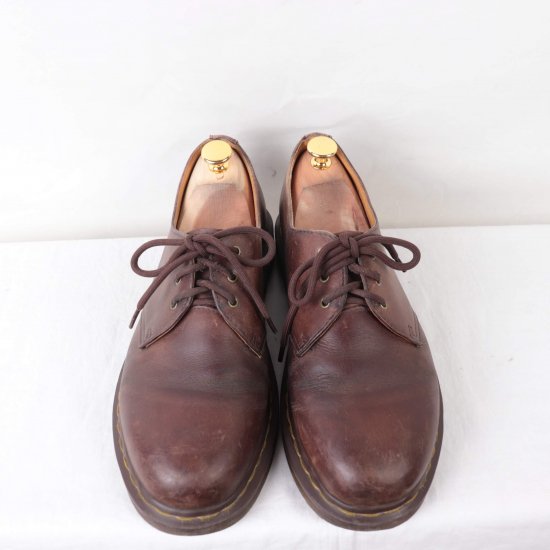 【中古】dr.martens(ドクターマーチン)メンズ3ホール【UK7】25.5cm-26.0cm茶dm2226