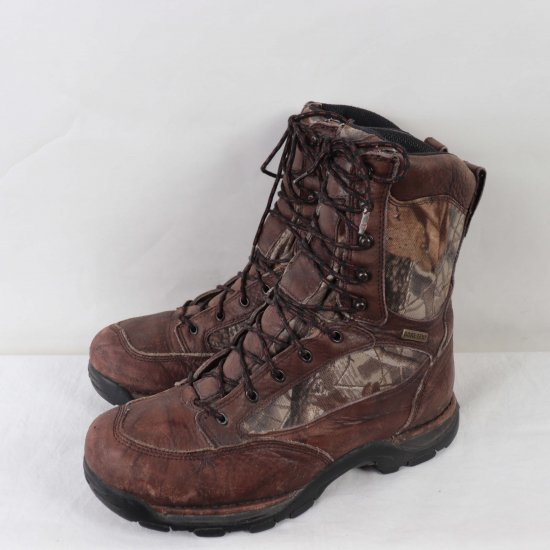 中古】DANNER(ダナー)メンズ【46】29.0cm位レザー 迷彩 茶eb605