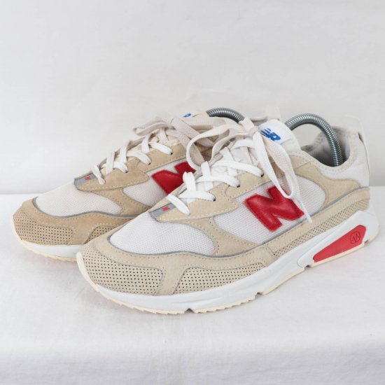 中古】New Balance(ニューバランス)メンズX-RACER【26.5cm】白ベージュ 