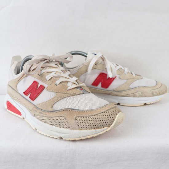 中古】New Balance(ニューバランス)メンズX-RACER【26.5cm】白ベージュ