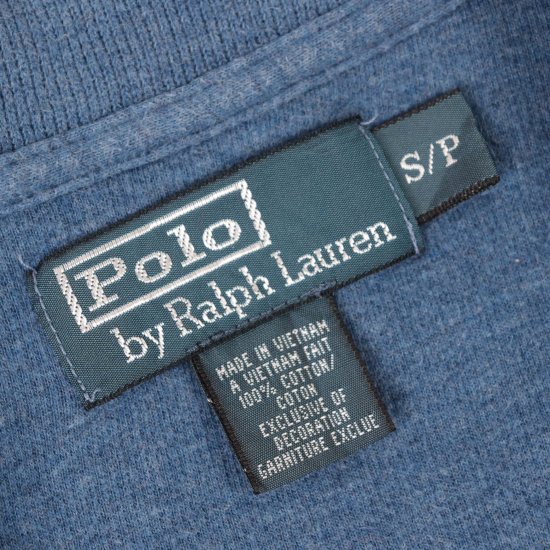 中古】RalphLauren(ラルフローレン)ポロpoloワンポイントハーフジップ