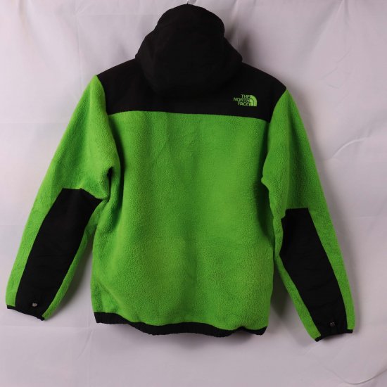 【中古】THE NORTH FACE(ザノースフェイス)キッズレディース L/G14-16【フリースジャケット】ライムグリーン(古着)j58