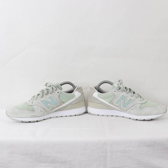 中古】New Balance(ニューバランス)メンズ996【26.5cm】ライトグレーライトグリーン白yy3756