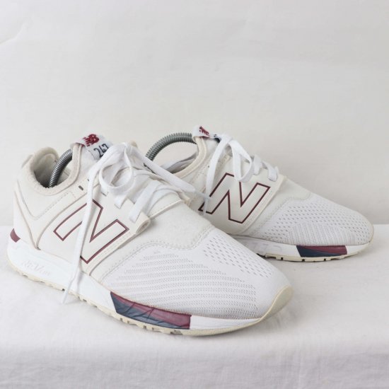 中古】New Balance(ニューバランス)メンズ247【26.0cm】白ホワイトエンジyy3758